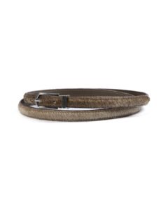 Hair-on Cowhide Belt