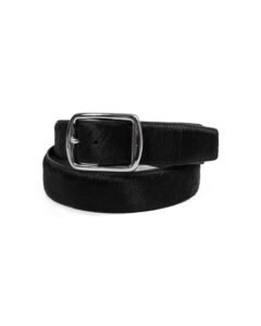 Hair-on Cowhide Belt