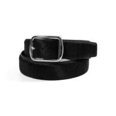 Hair-on Cowhide Belt