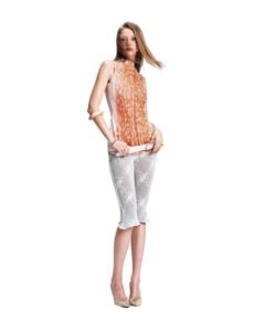 Peach Capri Pants