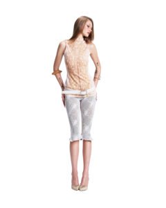 Peach Capri Pants